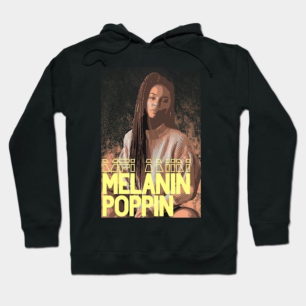 Melanin Poppin Hoodie by MAGE